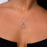 DiveSilver Shark Jaw Sterling Silver Pendant TP1539